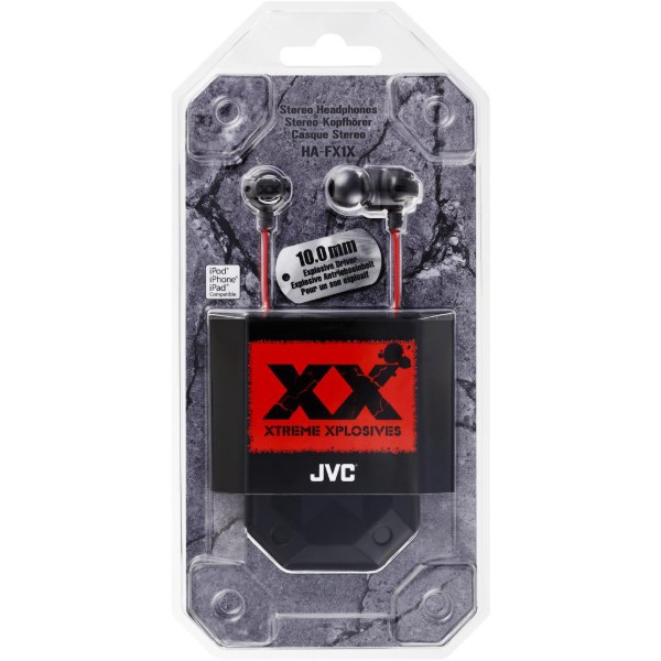Фото - Навушники вкладиші дротові JVC HAFX1XE
